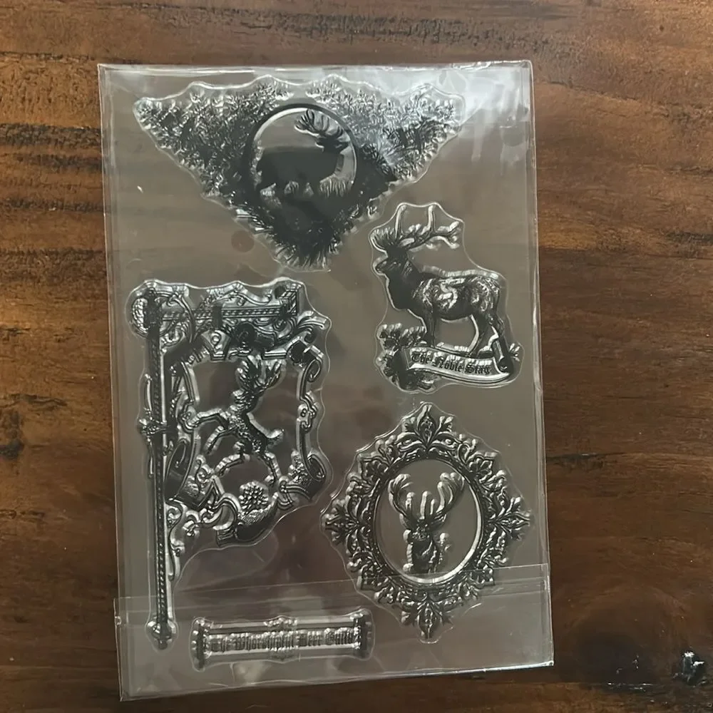 CoraCreaCrafts clear stamps NEW hunting motive